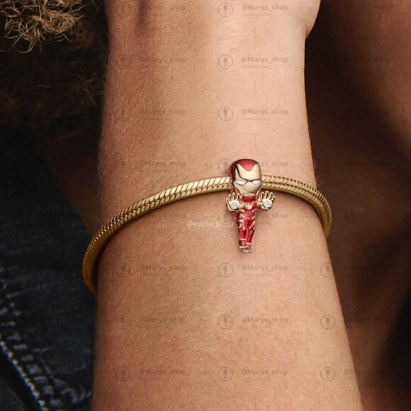 Pandora Marvel The Avengers Iron Man Charm - Picture 2 of 2